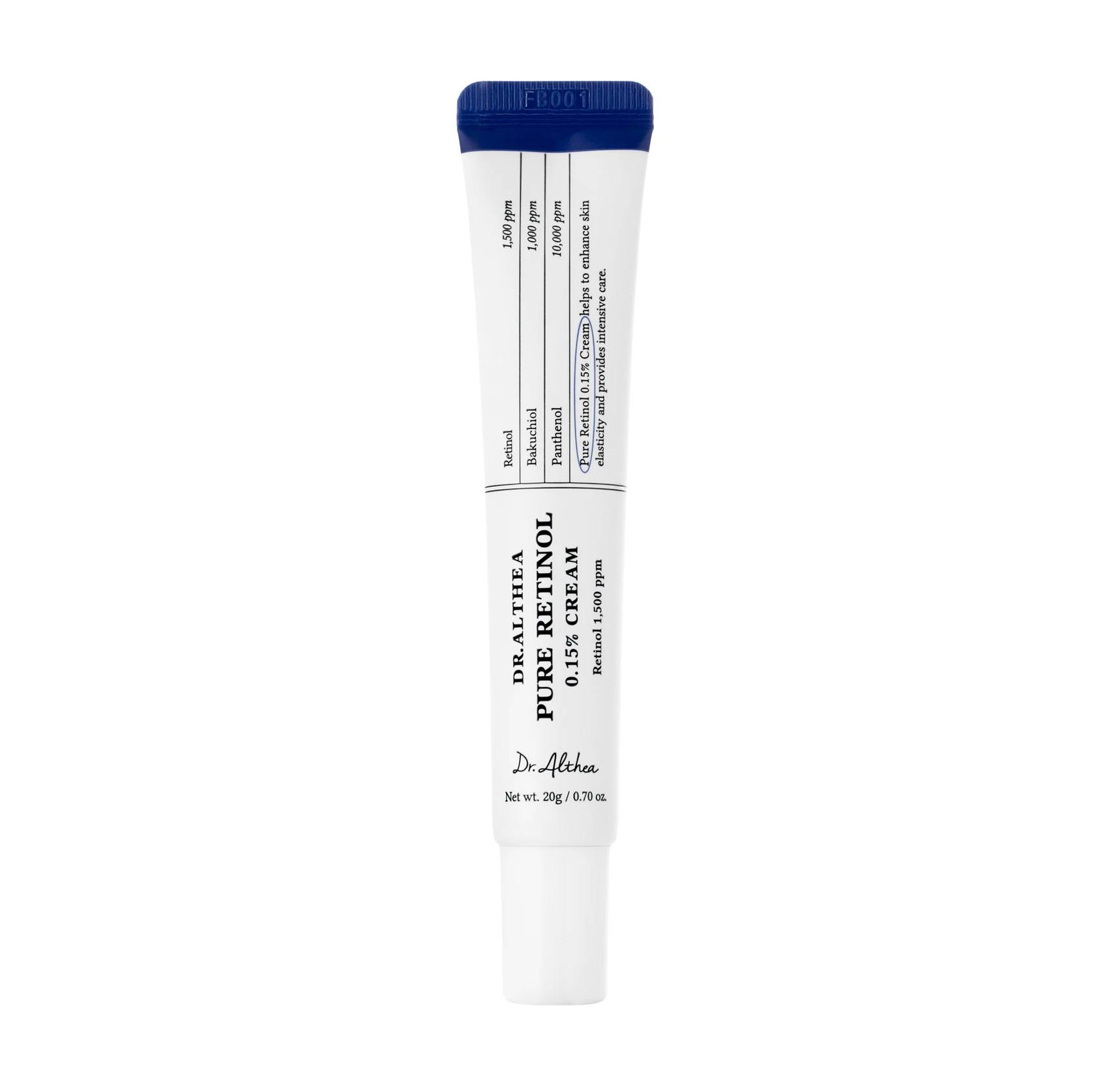 DR. ALTHEA Pure Retinol 0.15% Cream – produktový obrázok 1