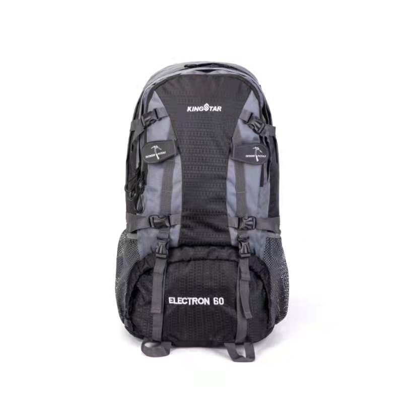 King Star Water-Proof Lightweight Travel Hiking Backpack Daypack-60L - Black