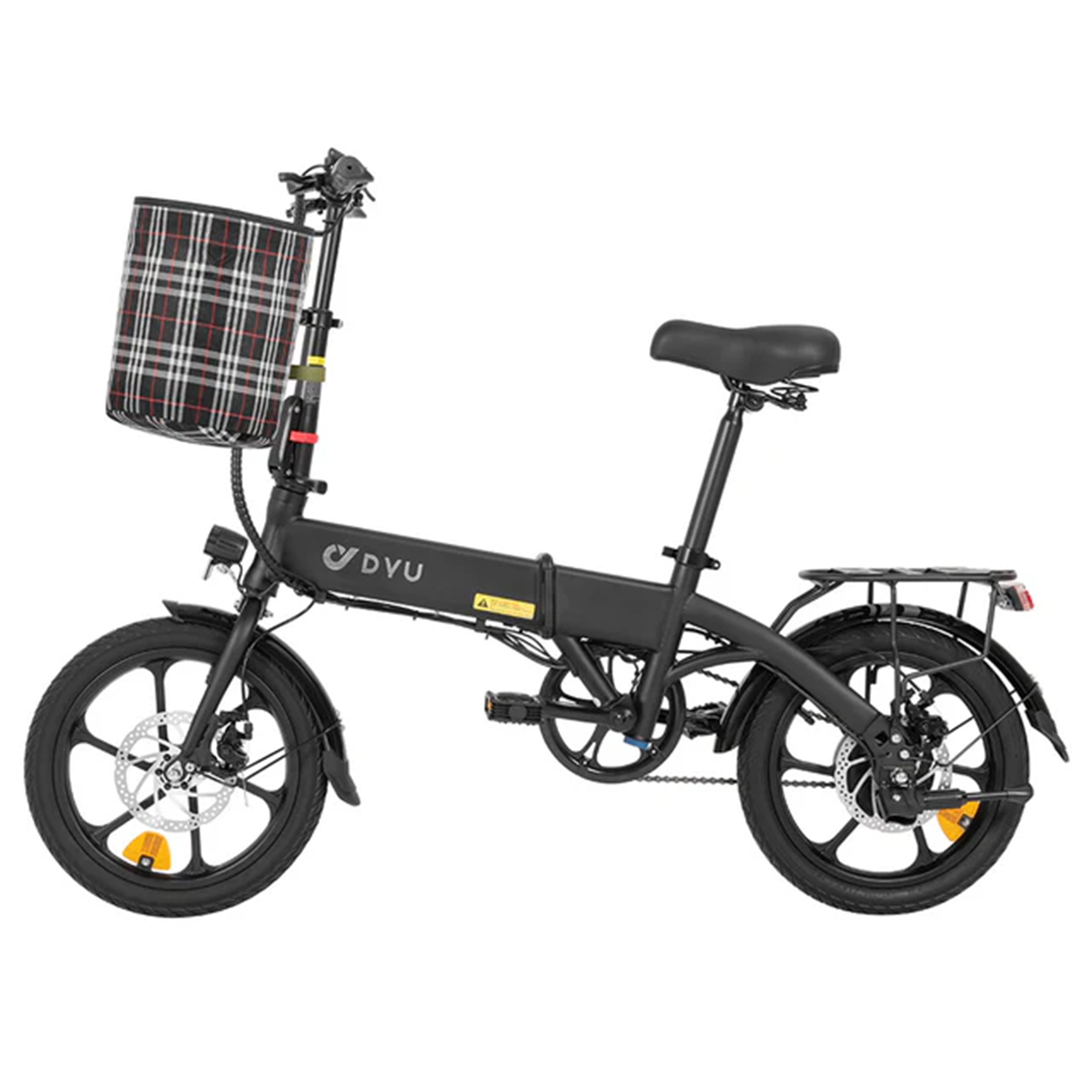 Vélo De Ville Électrique Pliable Dyu A1f Pro 250w 36v 7,5ah Noir
