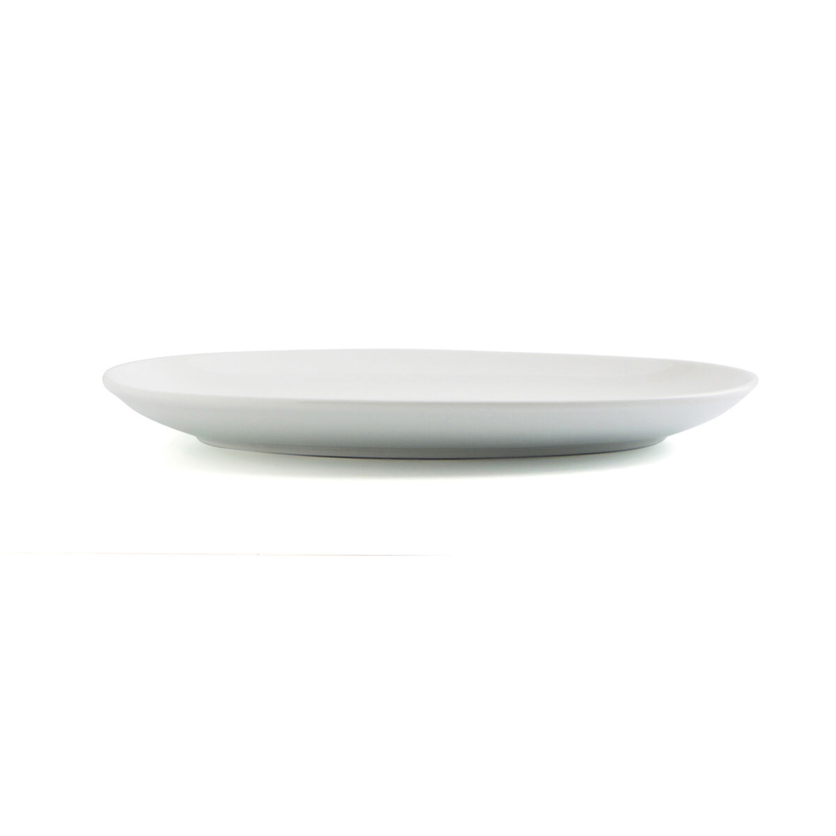 Plat À Gratin Ariane Coupe Oblongue Céramique Blanc (ø 32 Cm) (6 Unités)