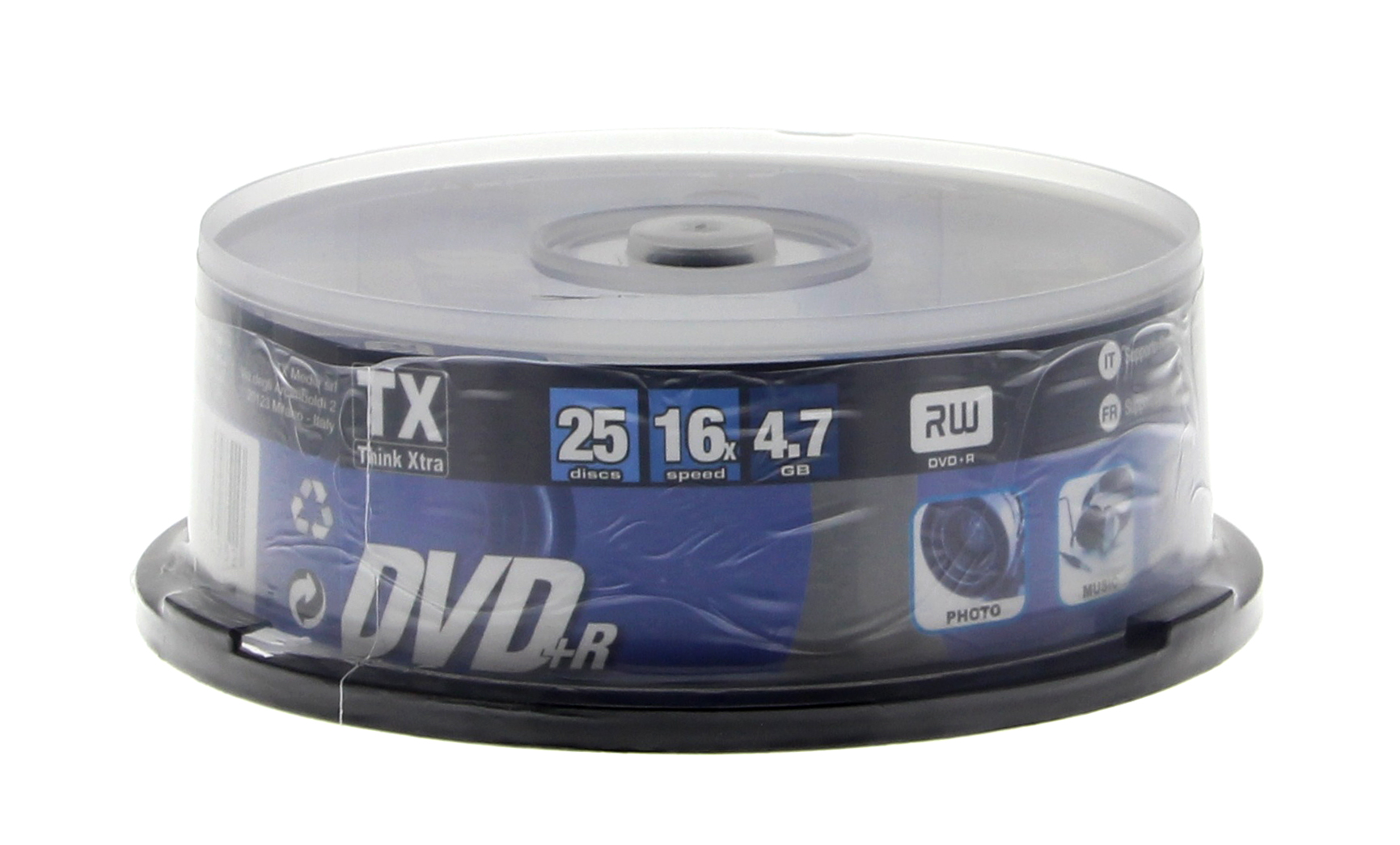 Cloche De 25 Dvd+r 4.7go Tx Think Xtra