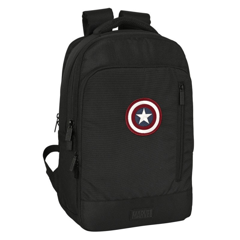 Sac À Dos Pour Portable Et Tablette Avec Sortie Usb Capitán América Noir