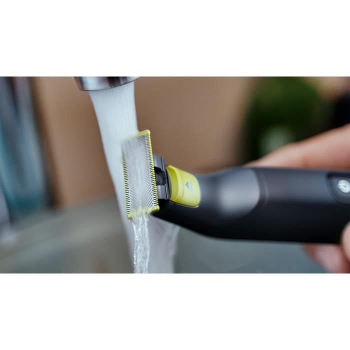 Rasoir/tondeuse Philips Qp6530/16 Oneblade Pro Pour Visage Et Corps Wet & Dry - 12 Hauteurs De Coupe - 1 Sabot Et 1 Lame