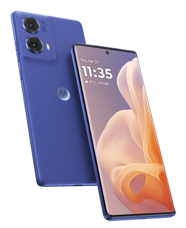 Motorola Moto G 85 5G 16,9 cm (6.67'') Ranura híbrida Dual SIM Android 14 USB Tipo C 8 GB 256 GB 5000 mAh Azul