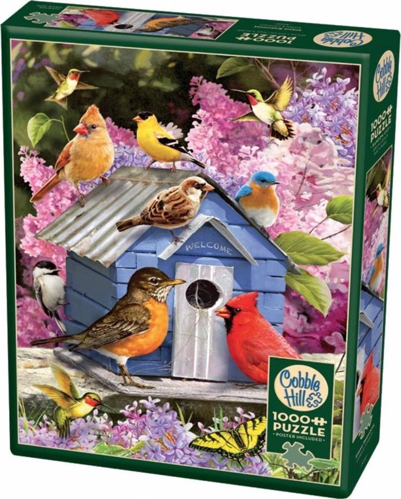 Cobble Hill Puzzle 1000 Pieces - Spring Birdhouse