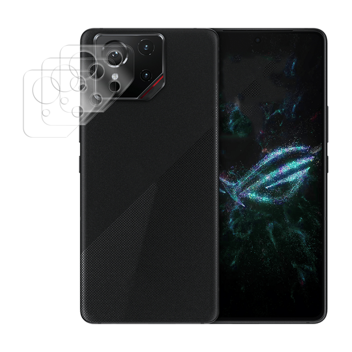 3 Verre Trempé Pour Asus Rog Phone 9 5g - 9 Pro 5g + 3 Verre Trempé Protecteur D'objectif Camera Arrière -visiodirect