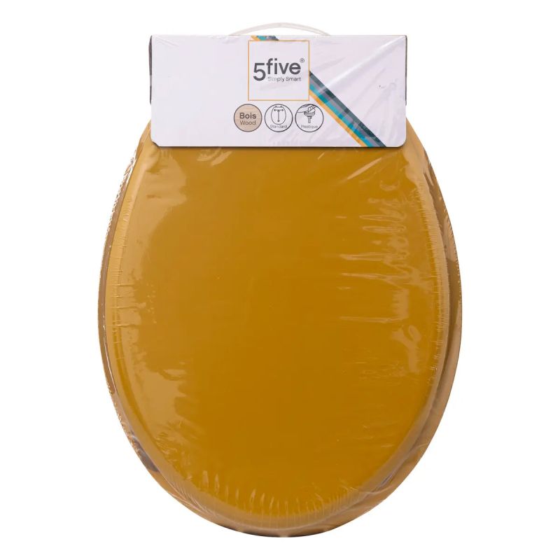 Abattant Wc Bois "luxe" 43cm Jaune à Prix Carrefour