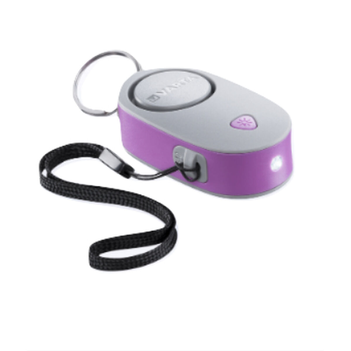 Porte-clés Lanterne Led Varta Safety Alarm Light Alarme Personnelle 9 Lm