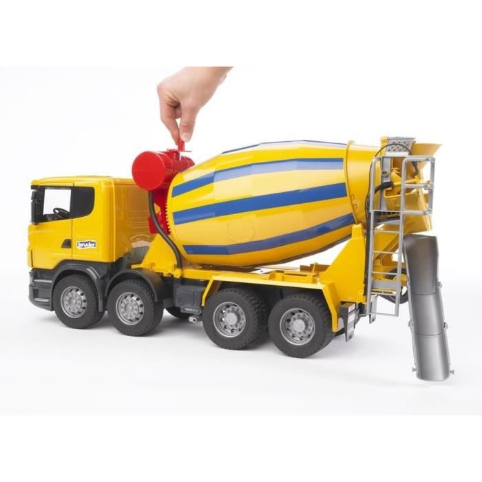 Bruder - 3554 - Camion Toupie A Beton Scania R-serie - Echelle 1:16 - 57,5 Cm ?� Prix Carrefour
