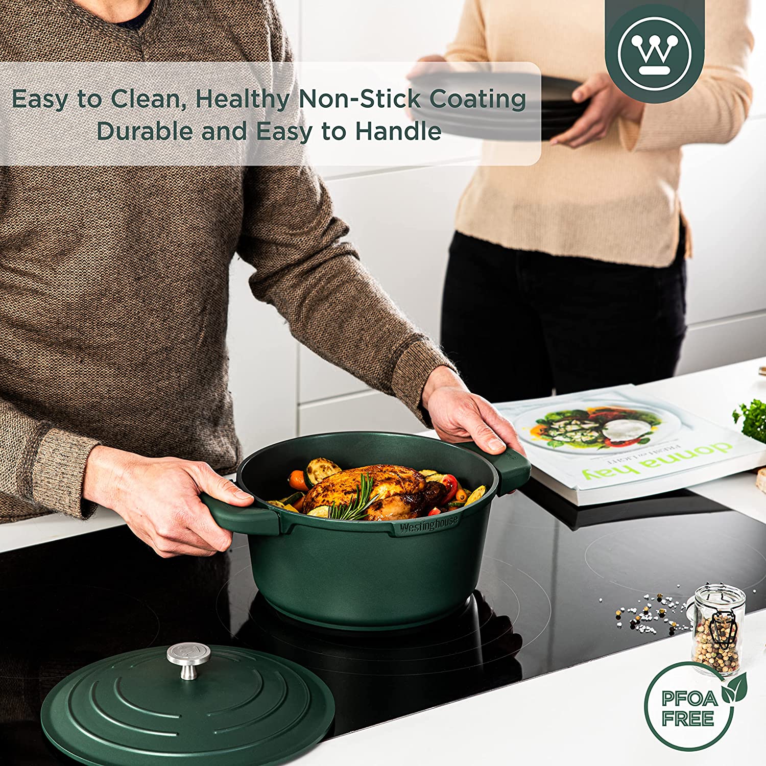 Westinghouse - Série Performance - Cocotte 28 Cm - Induction - Vert
