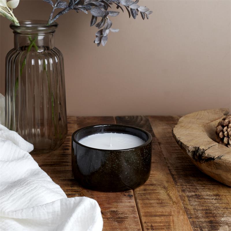 Bougie Parfumee Ceramique Glaze D12cm 8