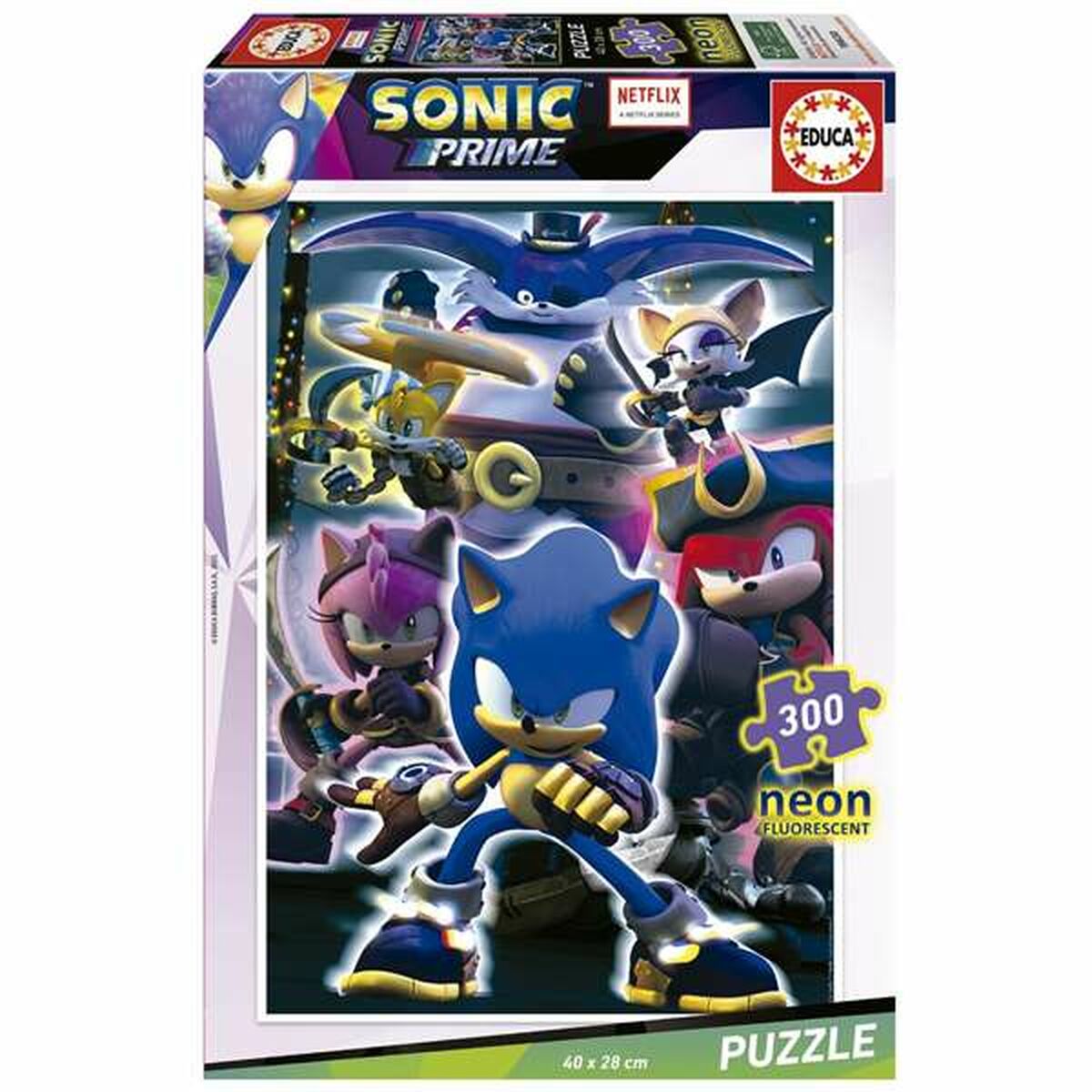 Puzzle Educa Neon Sonic 300 Pièces à Prix Carrefour