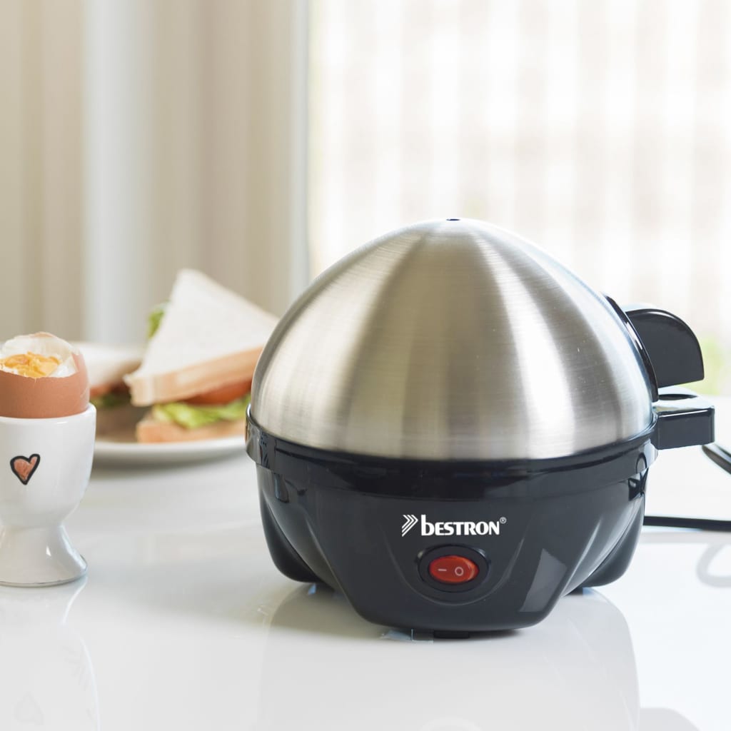 Bestron Mousseur à Lait Électrique Sans Fil Viva Italia – 550 W, 300 Ml, Noir – Crème Parfaite Pour Cappuccino & Latte