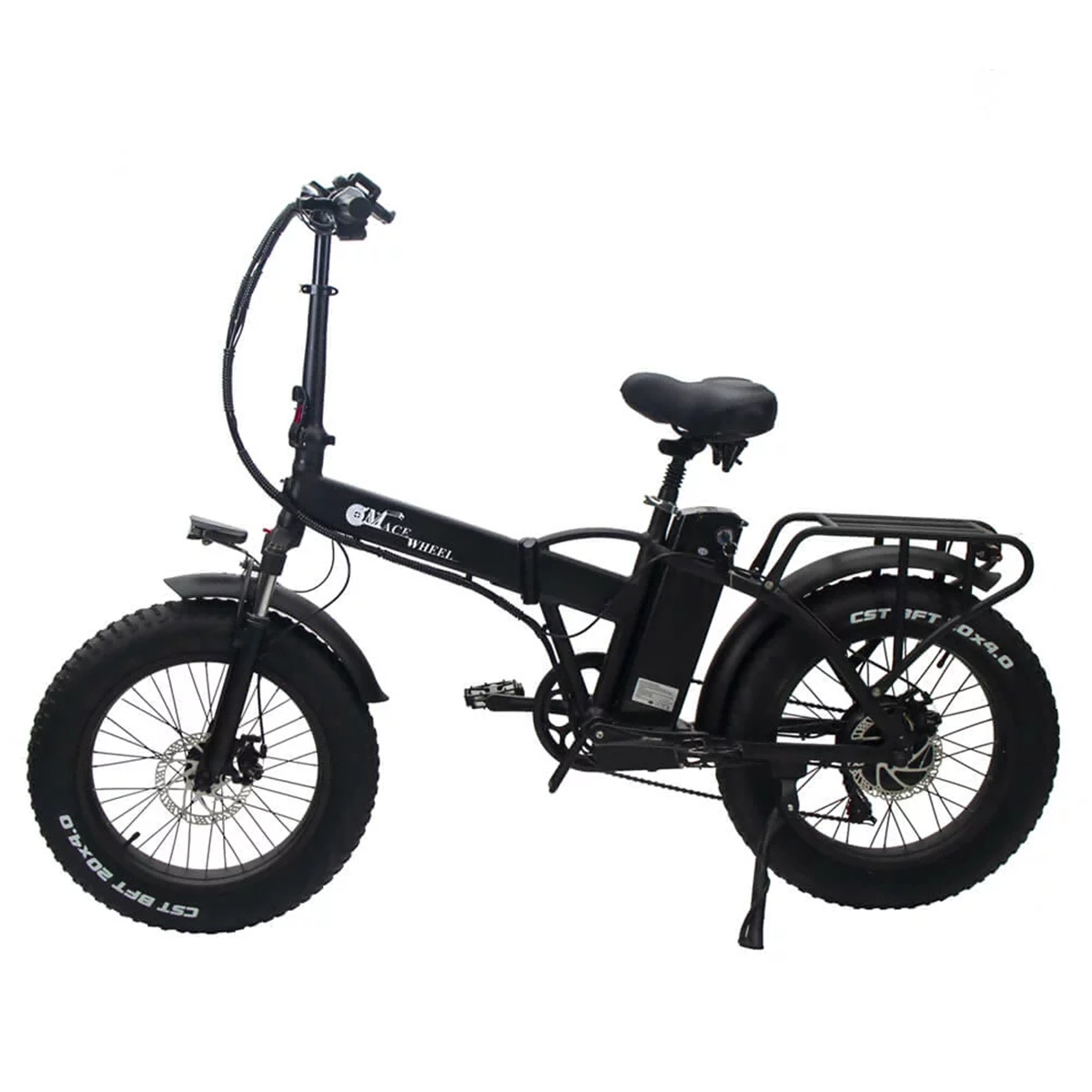 Vélo Électrique Pliable Cmacewheel Gw20, 750 W, 18 Ah, Noir