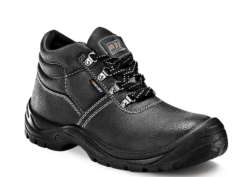 DOT Mercury Black Safety Boot Size 11
