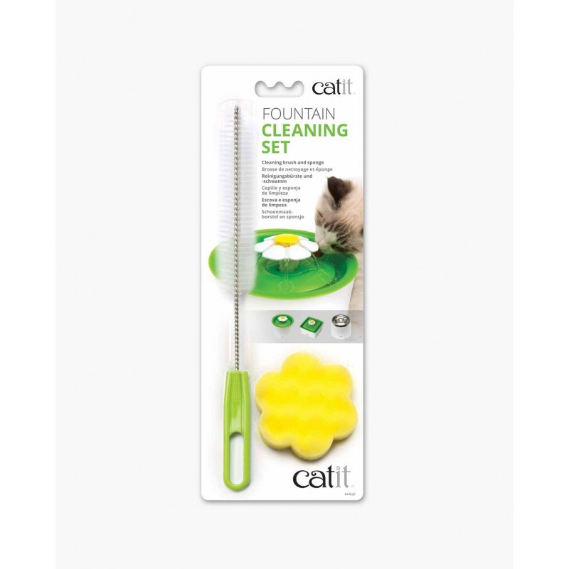 Kit De Nettoyage Pour Fontaine À Eau Flower - Cat It