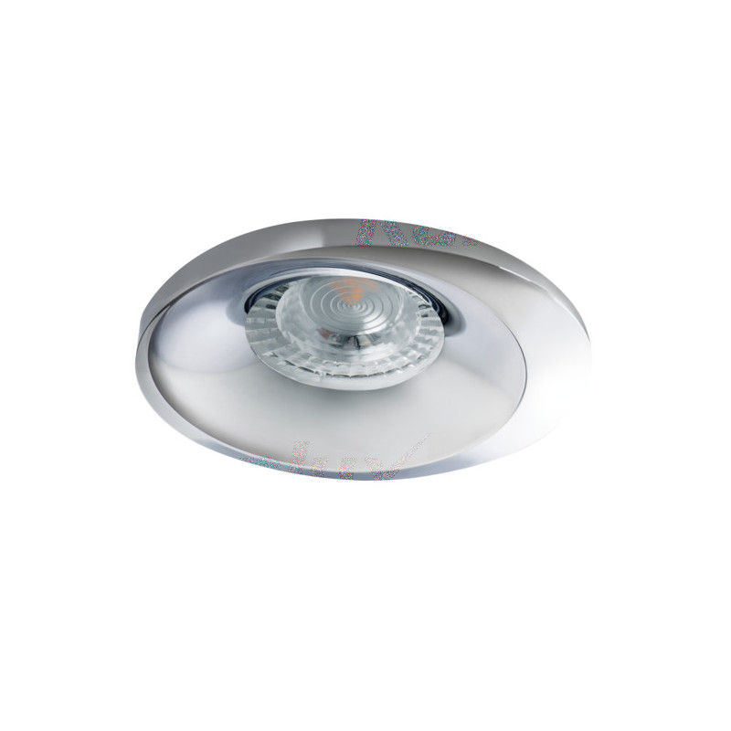 Support De Spot Encastrable Perçage 70mm Rond Chrome
