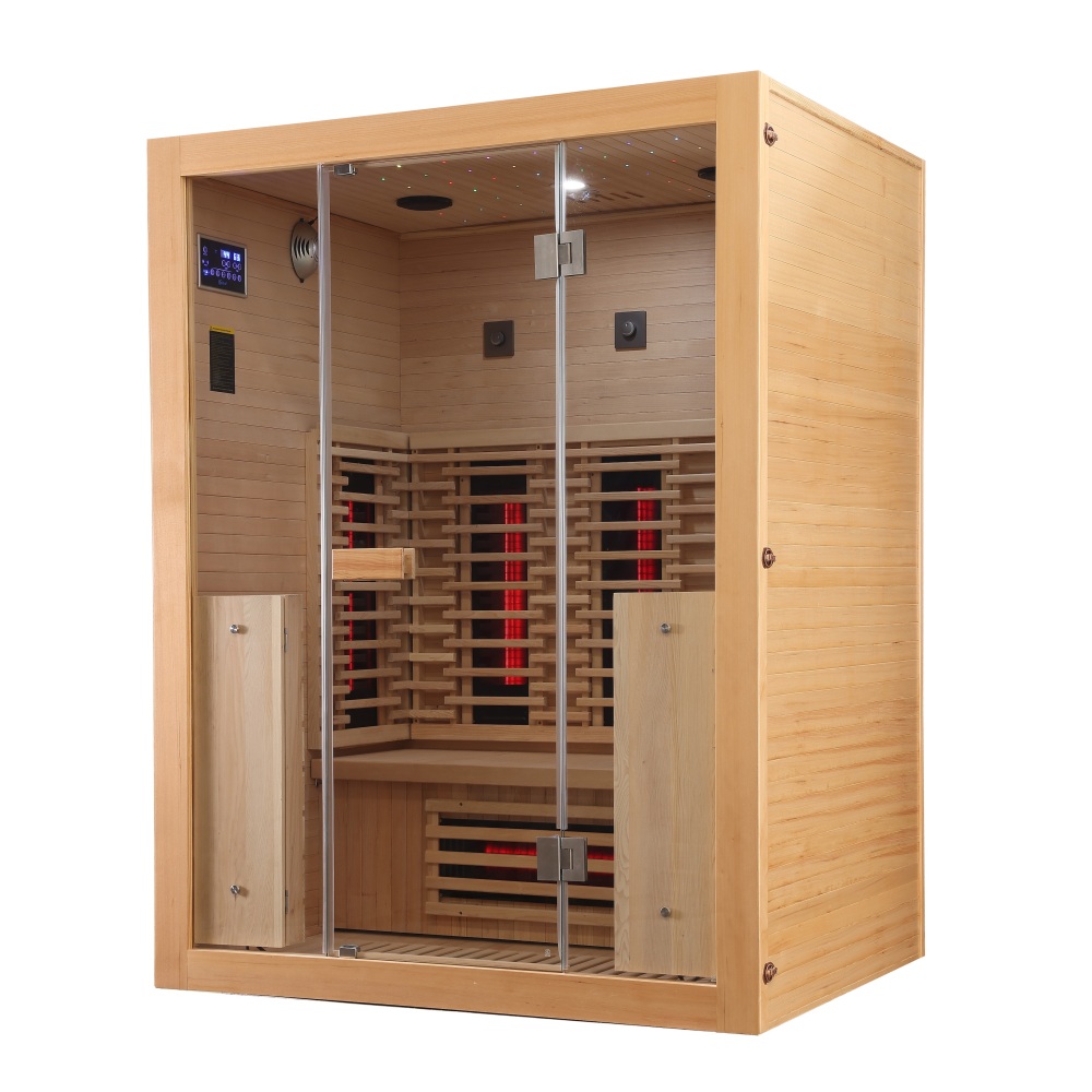 Infrasauna Belatrix Salo 3 RegenaRay – detail interiéru a žiaričov