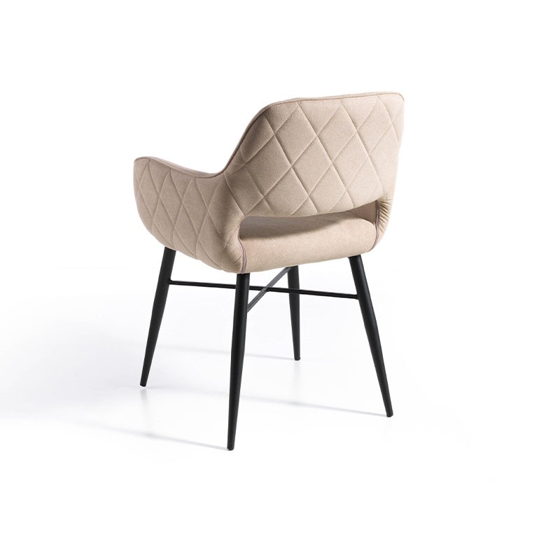 Momma Home - 2 X Fauteuil Lando En Tissu Couleur Sable