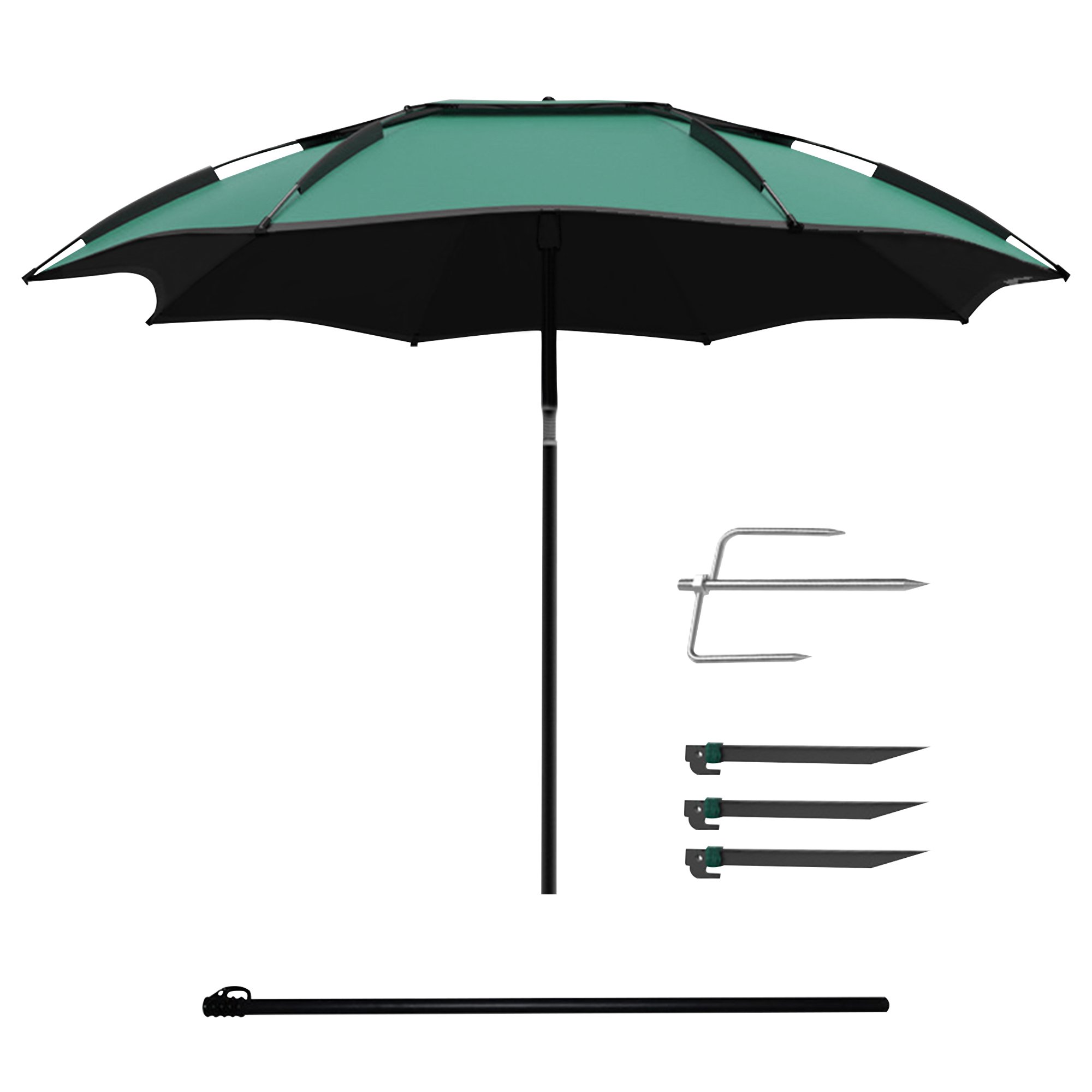2.2m Double Layer Outdoor Folding Umbrella