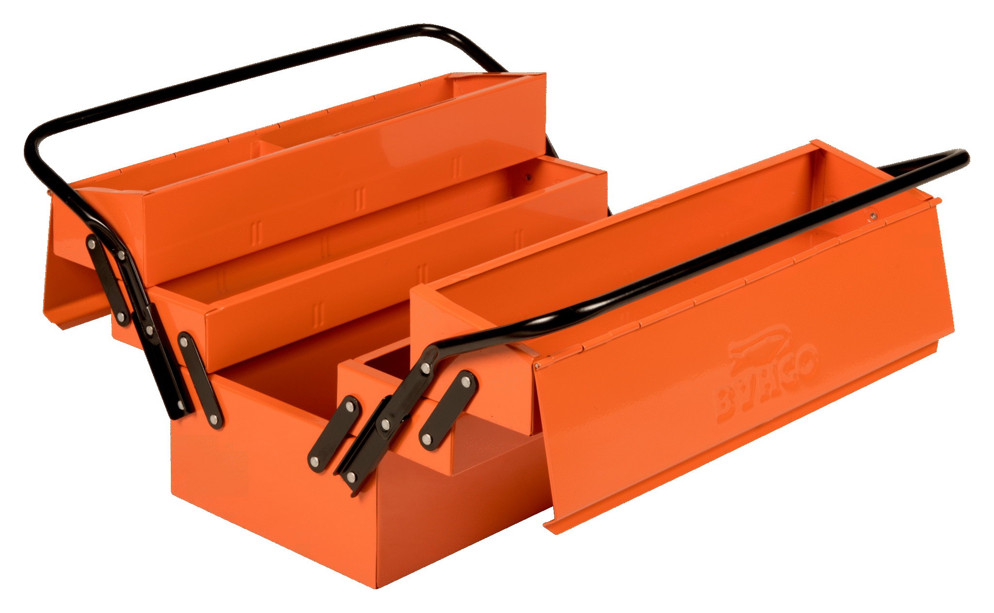Caisses À Outils Métalliques Avec 5 Compartiments 245x400x210 Mm 960100050 Bahco