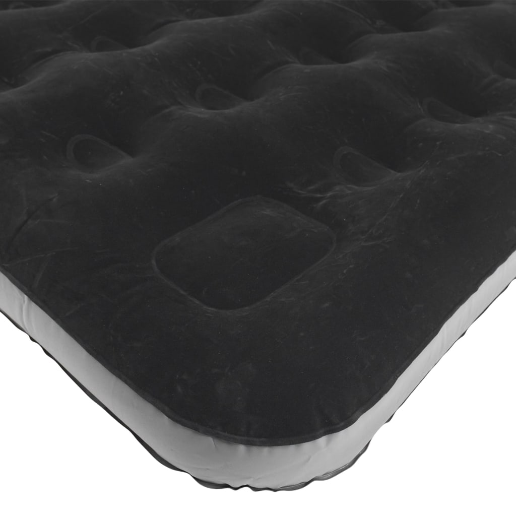 Matelas Pneumatique Classic Single Oreiller Et Pompe Noir/gris Outwell