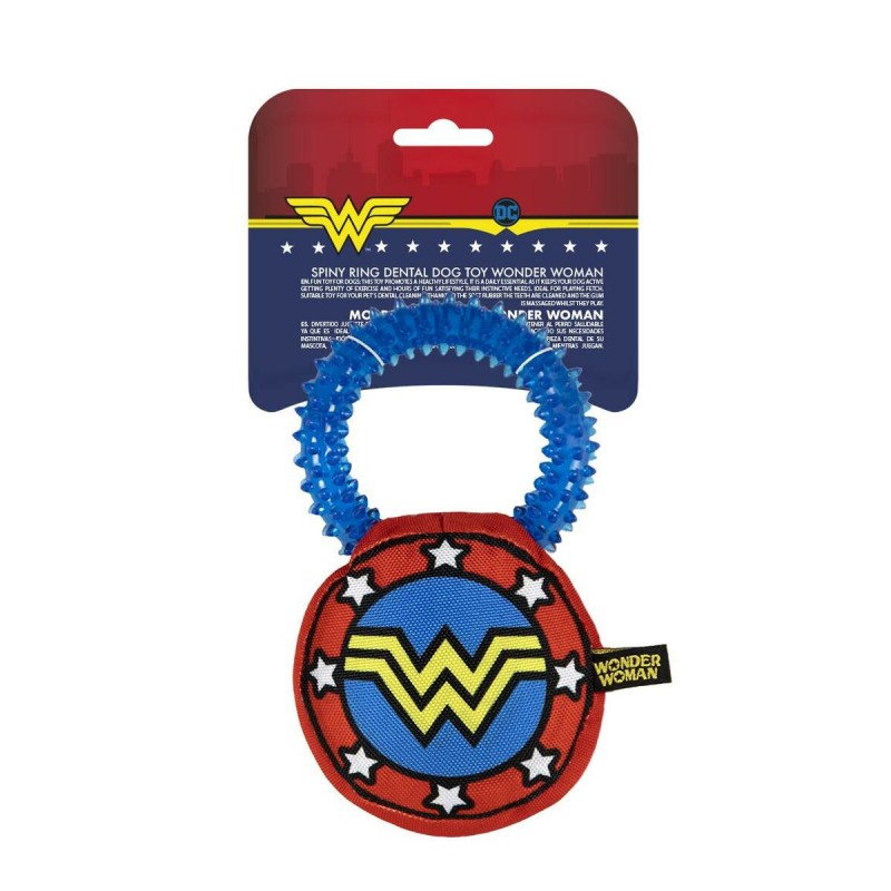 Jouet Pour Chien Wonder Woman  Bleu 100 % Polyester
