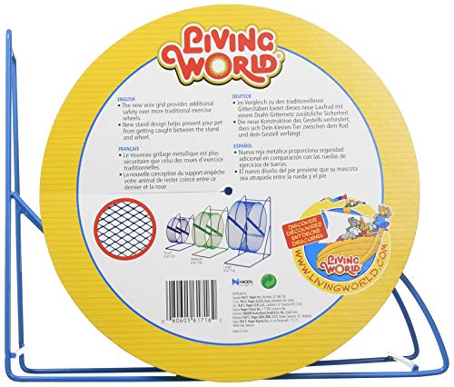 Living World Roue D'exercice Cochon D'inde Grillage Maille Fine Grand Modèle
