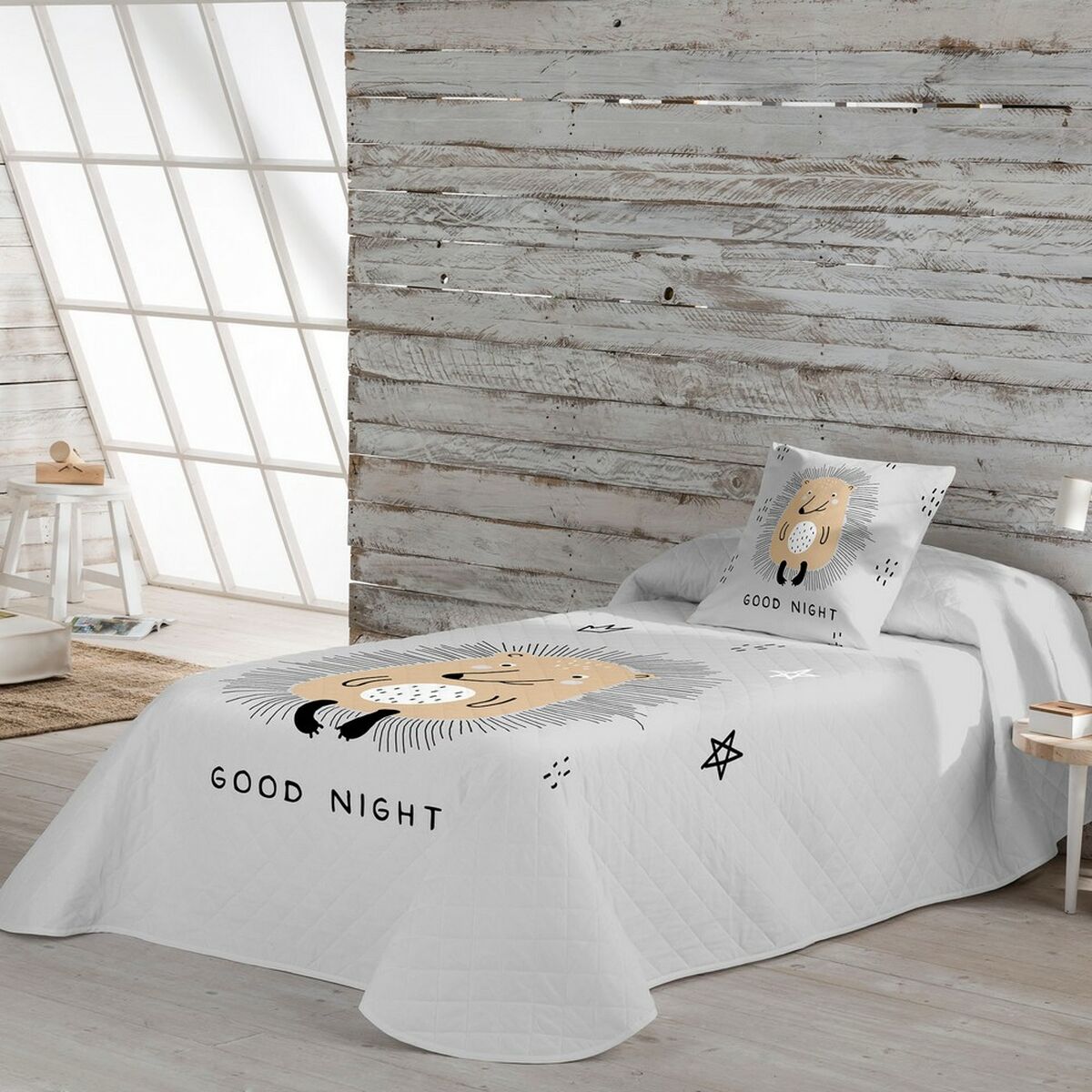 Couvre-lit Popcorn Nordic Urchin Ice (180 X 260 Cm) (lit De 80/90)