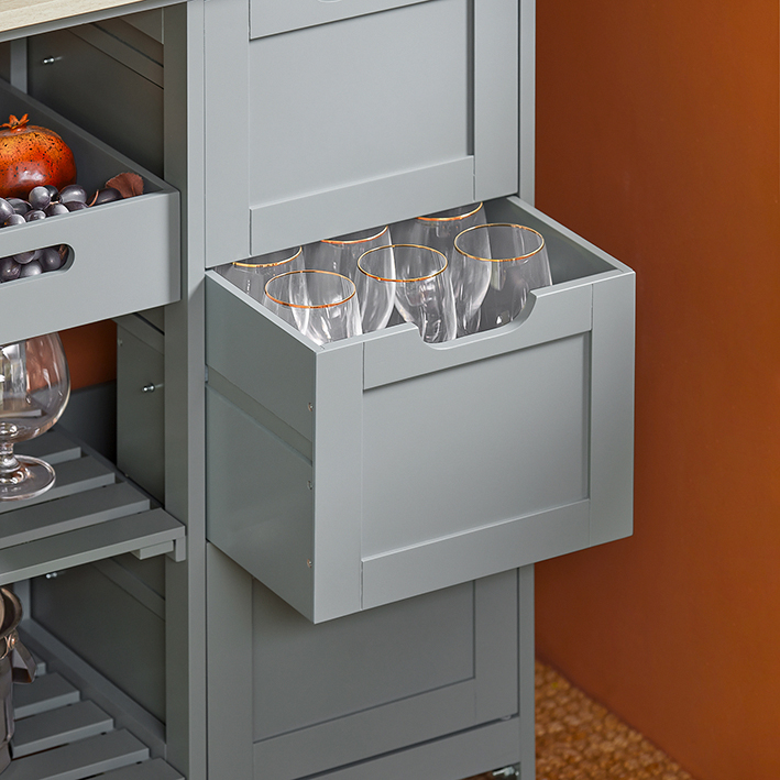 Desserte De Cuisine Roulante Fkw79-hg