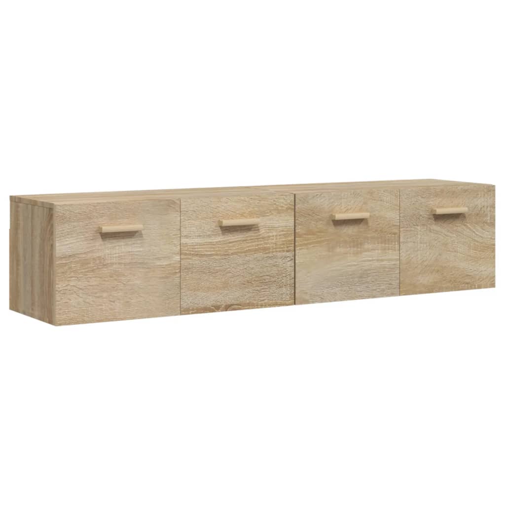 Armoires Murales 2 Pcs Chêne Sonoma 80x35x36,5 Cm Bois