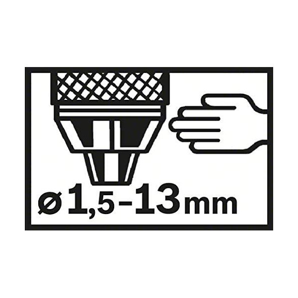 Mandrin Automatique Chromé Pour Perceuse À Percussion 1,5 À 13mm 1/2 20 Bosch