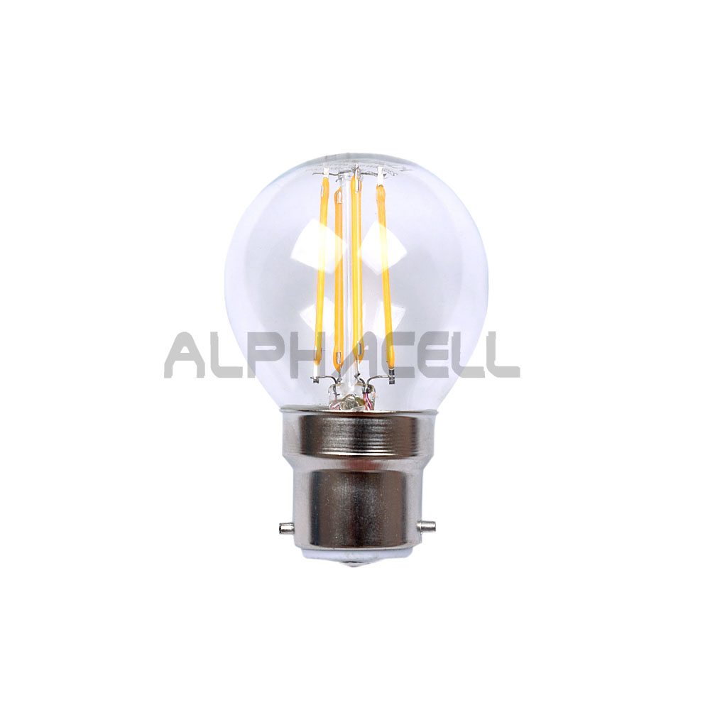 B22 Golf Ball(G45) 4w WARMWHITE Filament - KRILUX