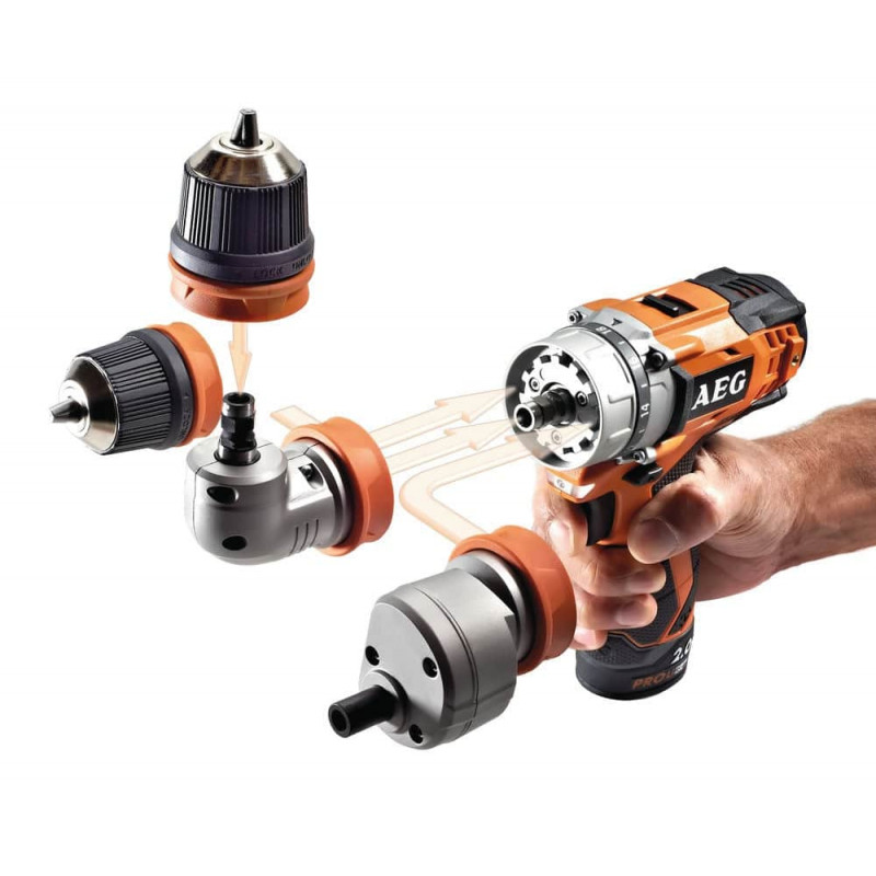 Pack Aeg Perforateur Burineur Électrique Sdsplus 800w 2.4 Joules - Perceuse-visseuse