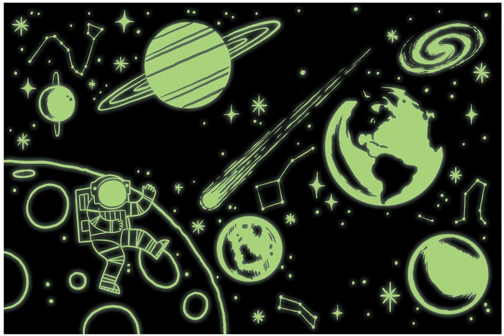 Puzzle Mudpuppy Glow In Dark - L'espace - 100 Pièces