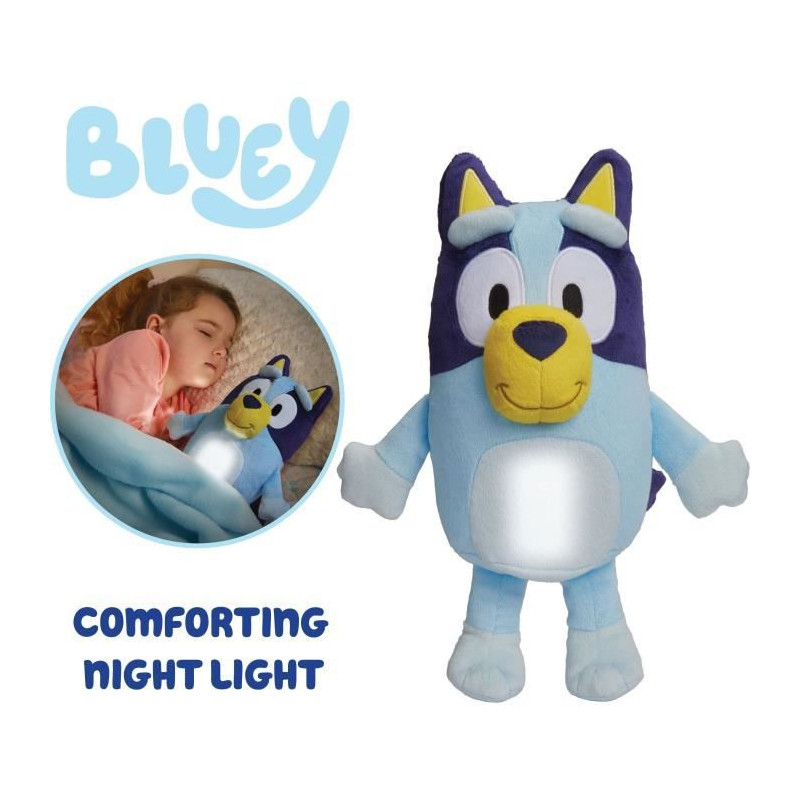 Ami Lumineux Pour La Nuit Bluey - Peluche Veilleuse Goglow