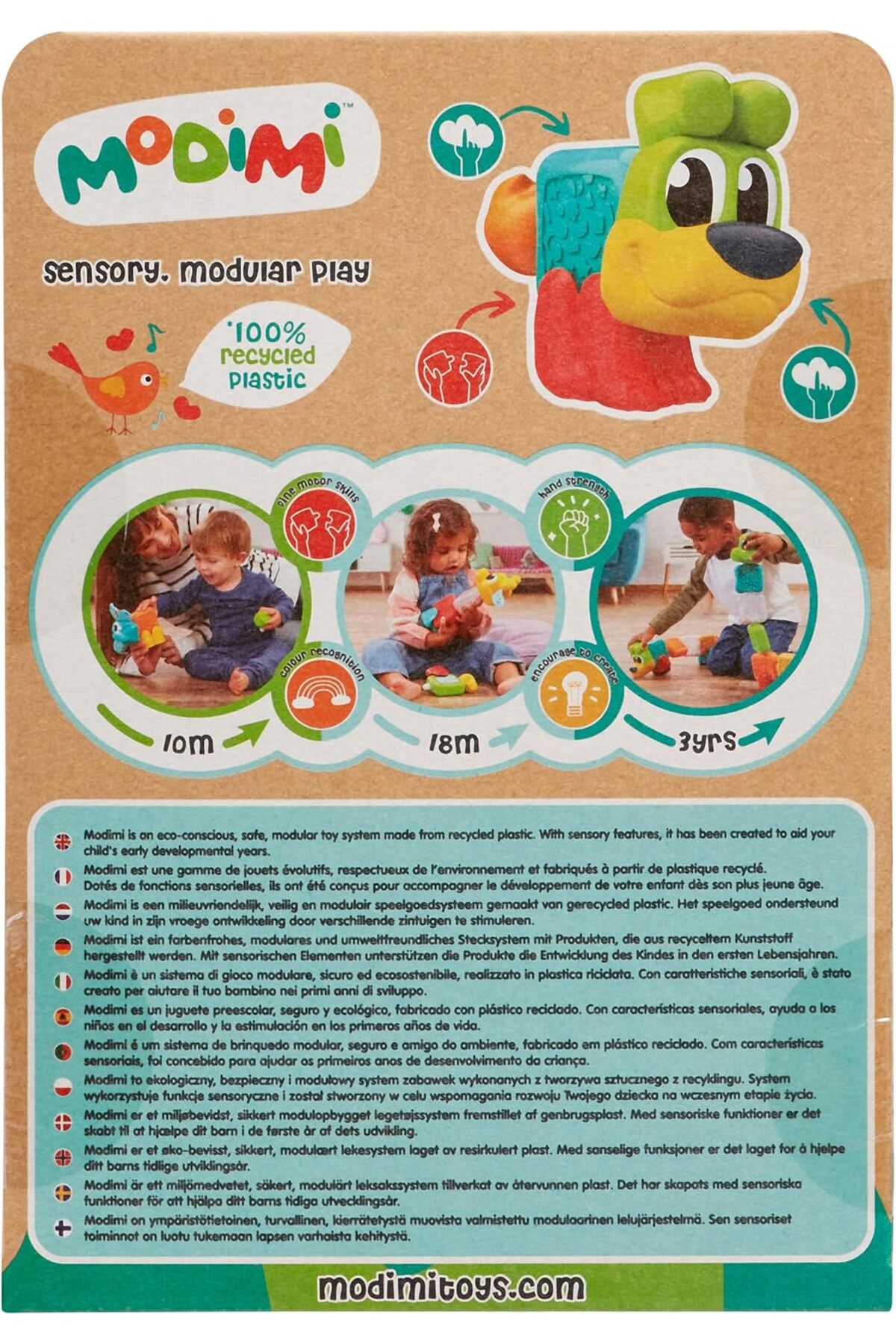 Create & Play Unisex Modimi Preschool Learning Activity Set