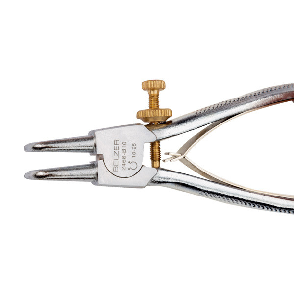 Pince À Circlip 165 Mm Bec Courbé À 90° Et Finition Chromée 2466 B19 Bahco