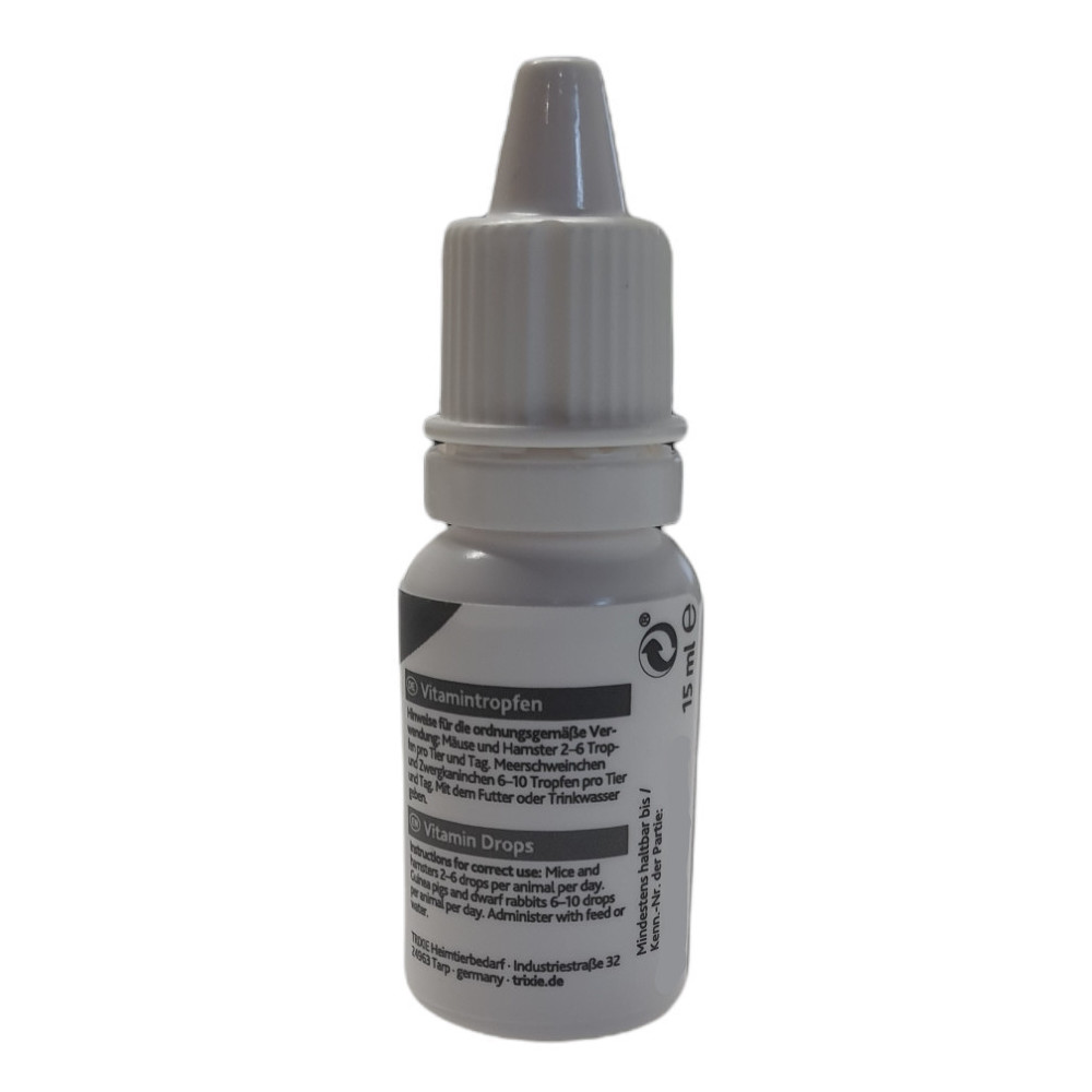 Gouttes Vitaminées Pour Rongeur 15 Ml Animallparadise