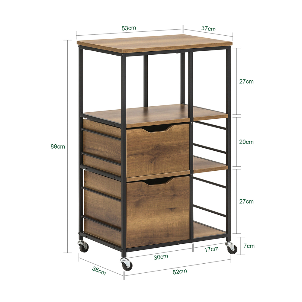 Meuble Rangement À Roulettes Fkw111-pf