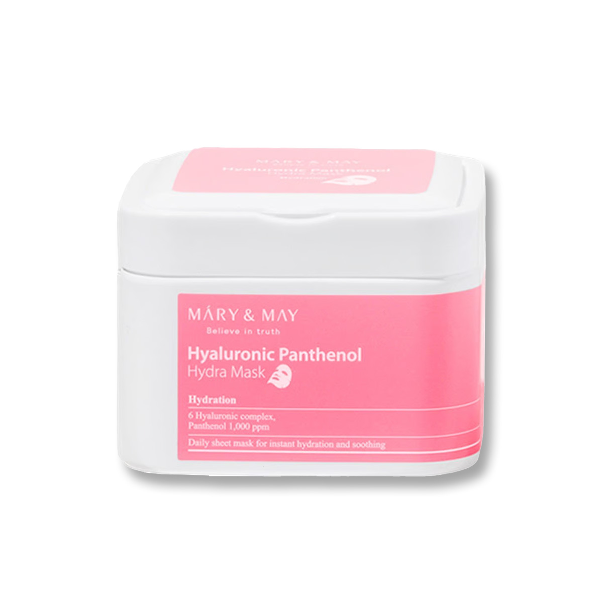 Mary & May Hyaluronic Panthenol Hydra Mask v balení