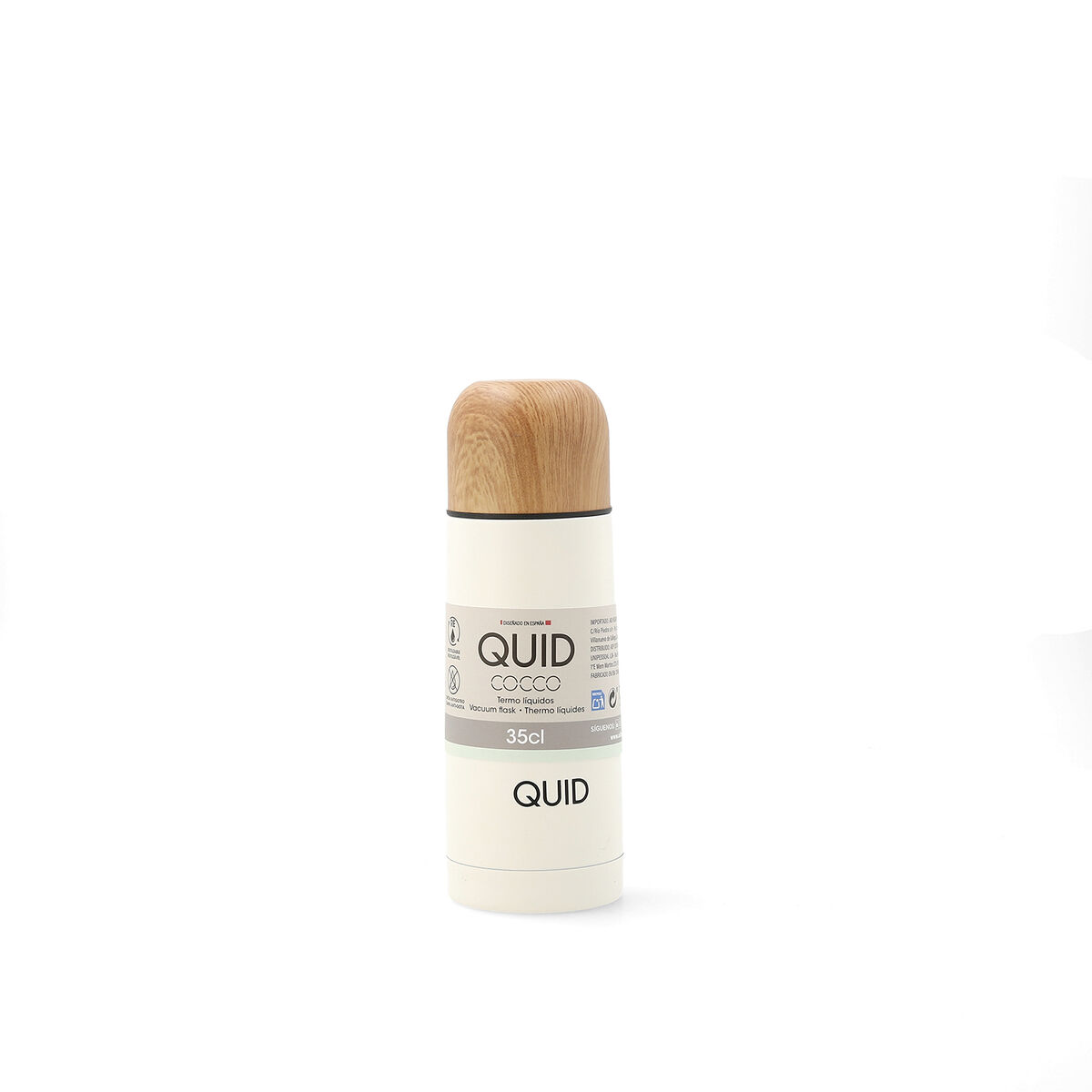Thermos Quid Cocco Blanc Métal 350 Ml