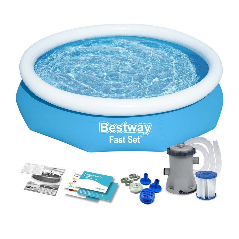 Bestway Above-Ground Pool 61 Cmx244 Cmx244 Cm,3 Person,Blue