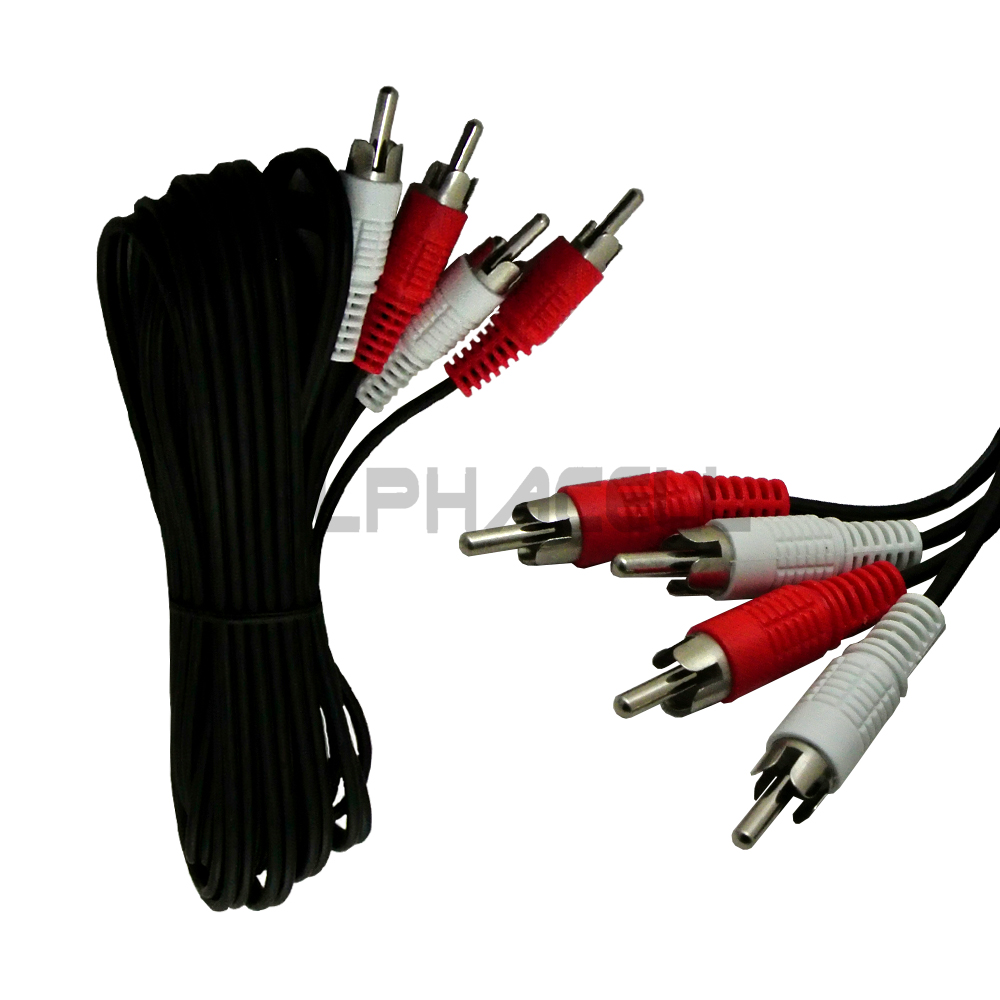 CABLE - 2 RCA to 2 RCA 3 metre