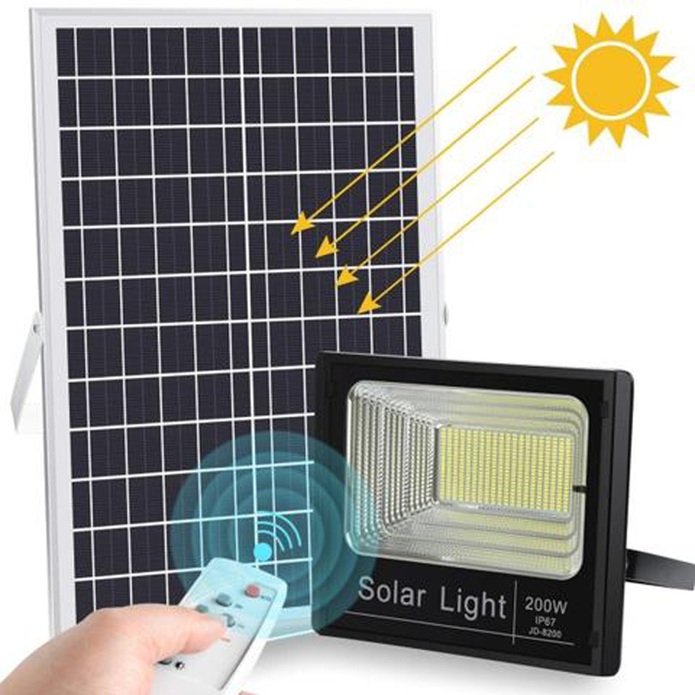SQI. 200W LED Solar Floodlight Waterproof