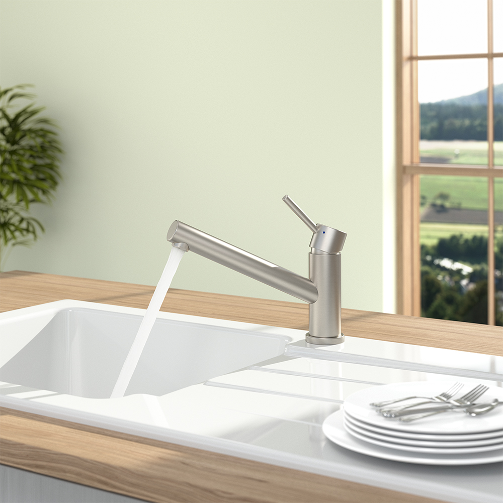 Robinet Cuisine Como Basse Pression, Acier Massif