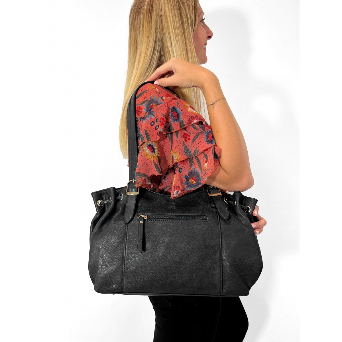 Sac ?? Main Sylvain Lefebvre Synth?�tique Noir - Sl579736 ?� Prix Carrefour
