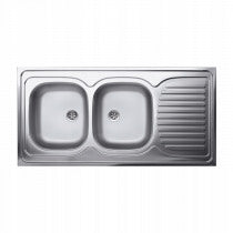 Evier 60 Cm Encastrable Avec Siphon Satin 60x120