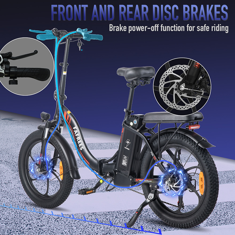 Vélo Électrique FAFREES F20 - 250W Batterie 576WH Autonomie 70KM - Blanc