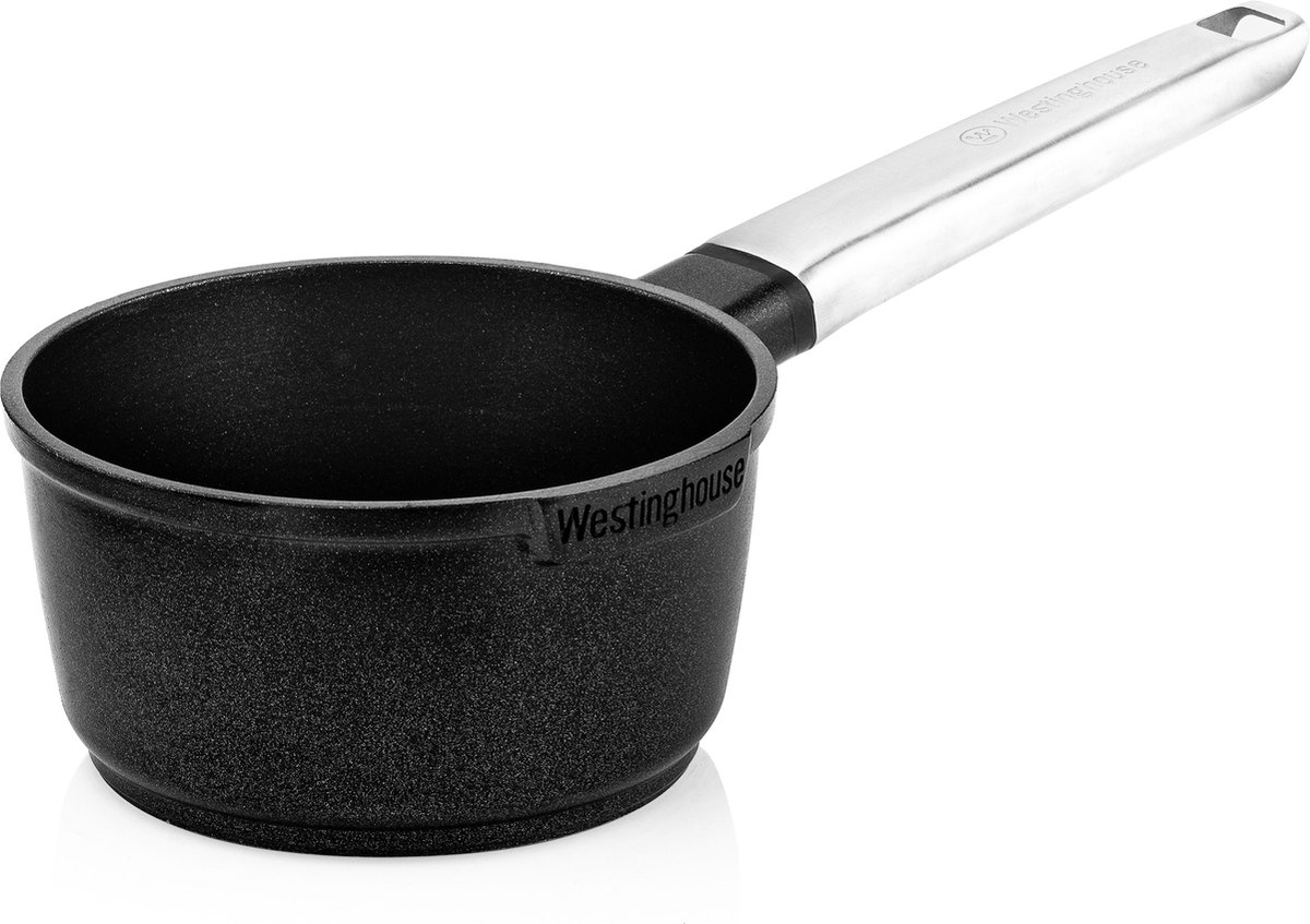 Westinghouse - Série Performance - Poêle À Frire  24 Cm + 28 Cm + Casserole 18 Cm - Noir
